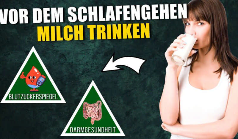 Das passiert, wenn du vor dem Schlafengehen Milch trinkst!